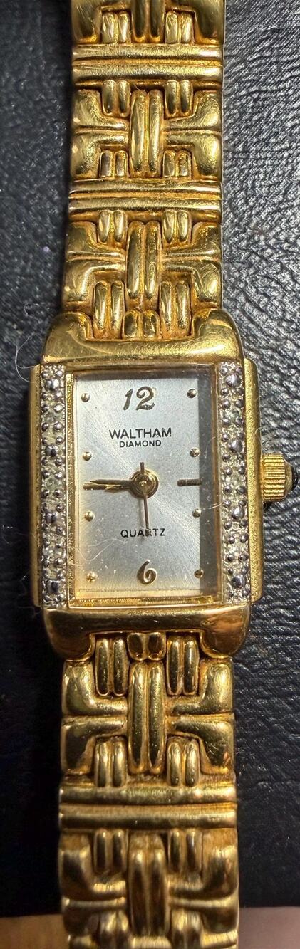 Waltham Diamond Gold Ladies Watch